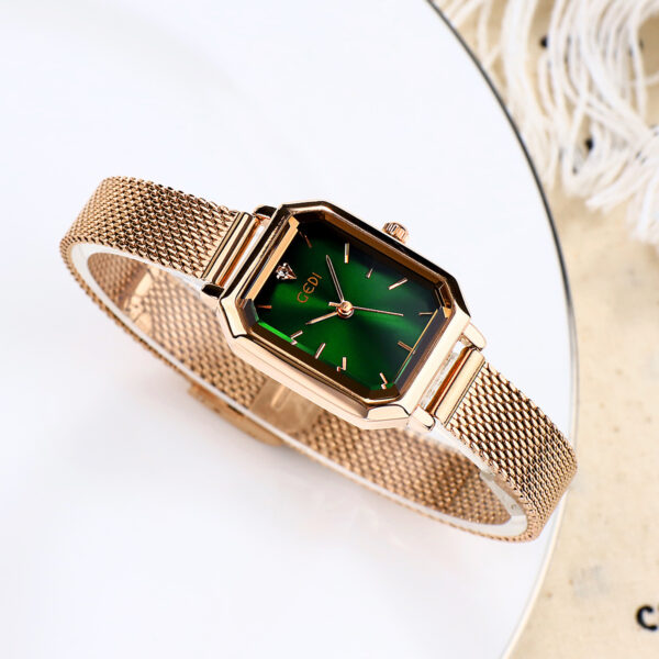 Simple All-match Casual Watch Women's Square Retro - Image 3
