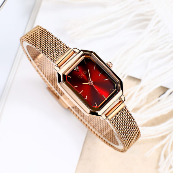 Simple All-match Casual Watch Women's Square Retro - Image 4