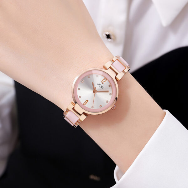 Simple Elegant Waterproof Women's Quartz Watch - Image 2