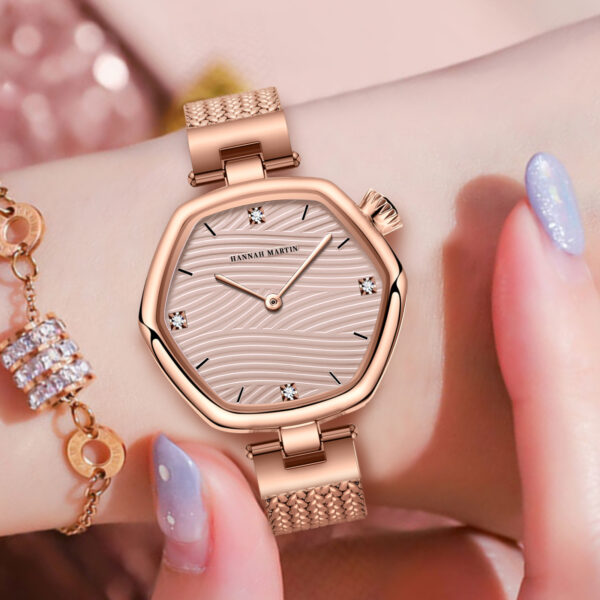 Fashion Simple Hexagonal Movement Women's Watch - Image 8