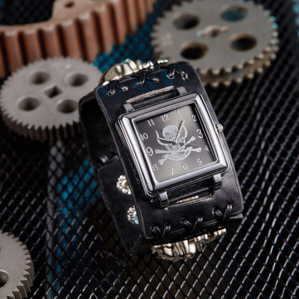 Factory Punk Scorpion Ghost Head Watch Bracelet Belt - Image 5