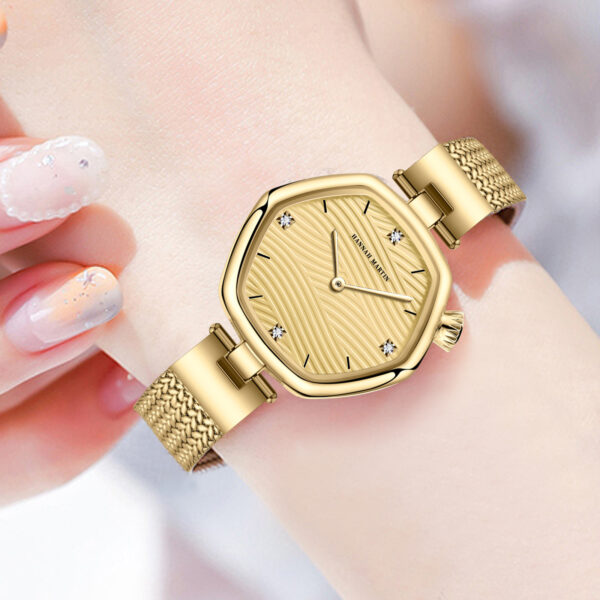 Fashion Simple Hexagonal Movement Women's Watch - Image 2