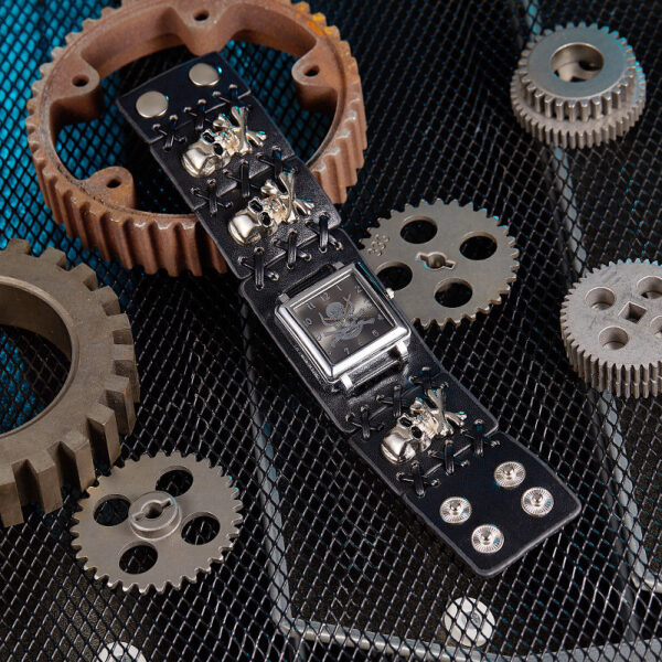 Factory Punk Scorpion Ghost Head Watch Bracelet Belt - Image 3