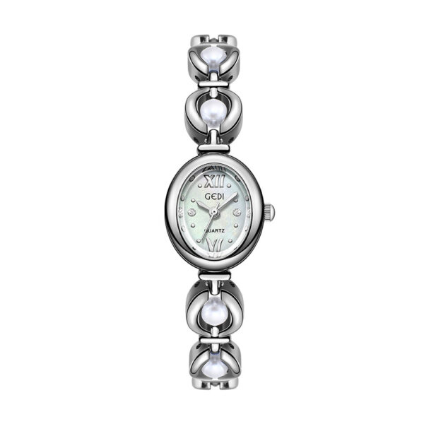 Gedi National Style Emerald Good-looking Bracelet Watch Niche High-grade Light Luxury Shell Pearls Exquisite Women's Quartz Watch - Image 8