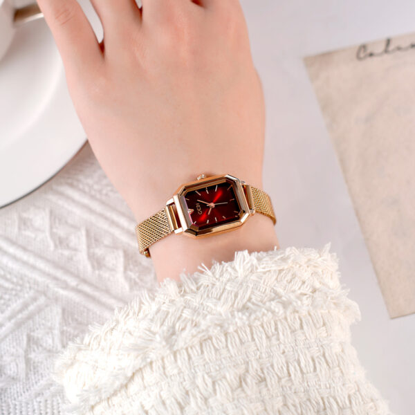 Simple All-match Casual Watch Women's Square Retro - Image 2